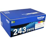 4 Brother Toner TN-243CMYK Multipack KCMY