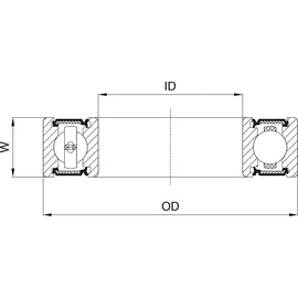 Marwi Rillenkugellager 63801 Union CB-072 12 x 21 x 7 mm