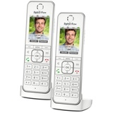 AVM FRITZ!Fon C6 Mobilteil - Doppelpack Schnurloses DECT-Telefon weiß