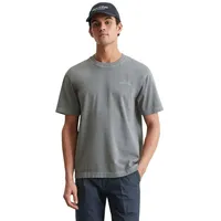 Marc O'Polo Regular Fit T-Shirt aus Baumwolle, Graphit, L