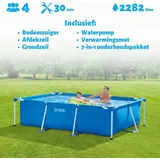 Intex – Schwimmbecken mit rechteckigem Rahmen – 260 x 160 x 65 cm – im Lieferumfang enthalten Accessoire CB97