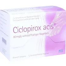 ACIS ARZNEIMITTEL GMBH Ciclopirox acis 80mg/g