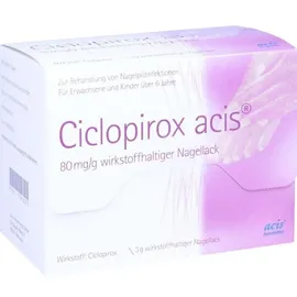ACIS ARZNEIMITTEL GMBH Ciclopirox acis 80mg/g