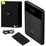 Baseus Blade (20000 mAh, 100 W, 74 Wh), Powerbank, Schwarz