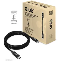 Club 3D USB-Kabel - 24 pin USB-C (M) zu 24 pin USB-C (M)