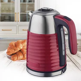Maestro MR-051 Wasserkocher 1.7l rot/edelstahl