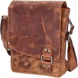 The Skandinavian Brand Leder Umhängetasche Hunter Cognac