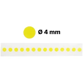 WeTec Polyimid-Klebepunkte, 1.000 St. auf Rolle, 4 mm