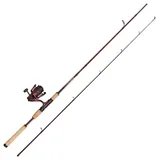 Abu Garcia Tormentor2 Spinning Combo, Süßwasserangler Angelrute Rolle Hecht, Barsch Zander, Starkes Leichtgewicht vielseitig einsetzbar, rot, 2.13m mäßig schnelle Rute, 1000er Rolle