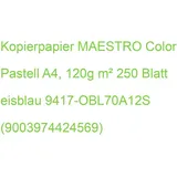 MAESTRO color Kopierpapier A4 120g 250BL eisblau