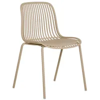 VCM Ebuy24 - Branson Gartenstuhl Stapelbar sandfarben.