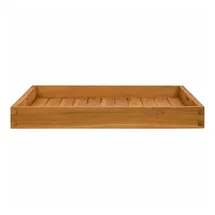vidaXL Serviertablett 60x60 cm Massivholz Teak