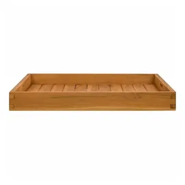 vidaXL Serviertablett 60x60 cm Massivholz Teak