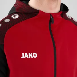 Jako Trainingsanzug Polyester Performance mit Kapuze rot/schwarz 164