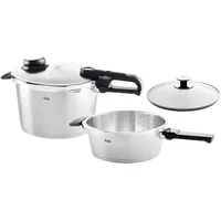 Fissler Vitavit Premium Schnellkochtopf  8 L +4 L Sets Plus Glassdeckel Germany