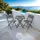 Tectake Trevi Set 3-tlg. grau klappbar