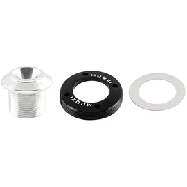 bbtisg Fahrrad Kurbelgarniturschraube, M18/M30 Kurbelarmbolzen Set Selbstabziehende Kurbelarmschrauben Set Selbstabziehend Sram Kurbelarmschraube für SRAM Spare Dub (Silber)