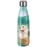 Step By Step Isolierte Edelstahl-Trinkflasche "Dog Basty"