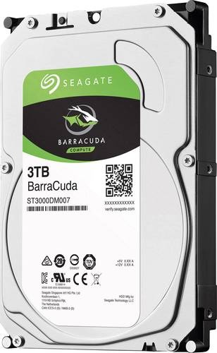 Seagate BarraCuda® 3TB Interne Festplatte 8.9cm (3.5 Zoll) SATA III ST3000DM007 Bulk