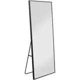 Fortuna Lai Standspiegel, Schwarz, Holz, 77x177x3 cm, Spiegel, Standspiegel