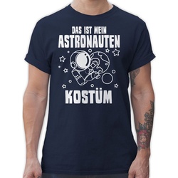 Shirtracer T-Shirt Das ist mein Astronauten Kostüm - Astronaut Weltraum Astronautenkostüm Karneval Outfit blau S
