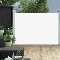 vidaXL Ausziehbare Seitenmarkise 100 x 500 cm creme