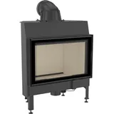 AZURA HOME DESIGN Nadia Kamineinsatz Stahl Schwarz