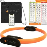 MANTRA SPORTS Pilates Ring Fit Fitness Ring Beckenbodentrainer für Frau & Männer, Beckenboden Trainingsgerät für zuhause, Beinpresse Hüfttrainer Beintrainer Oberschenkeltrainer Sportgeräte zuhause