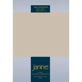 JANINE Spannbettlaken »TOPPER 5001/«, mit Rundumgummizug beige