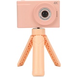 1080P Kinder-Digitalkamera, Videokamera für Kinder, 40 MP IPS-Bildschirm, Dual-Objektiv, Integrierter Akku, Kartenleser und Desktop-Stativ, Selfie-Videoaufnahme-Spaß-Camcorder