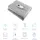 TrueLife TLHB1508 Heizdecke 80 x 150 cm Grau