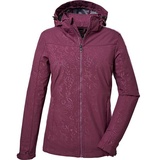 KILLTEC Damen Funktionsjacke »KOS 40 WMN SFTSHLL, aubergine, 38,