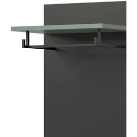 inn.furn Garderobenpaneel Cooper 45 x 165 cm Basalt Grau/Salbei Grün