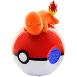 TEKNOFUN Leuchtender Wecker Pokémon Salamèche orange/rot/weiß