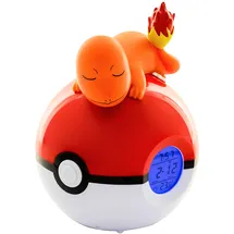 TEKNOFUN Leuchtender Wecker Pokémon Salamèche orange/rot/weiß