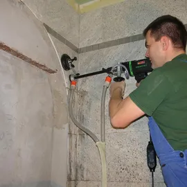 Eibenstock Anbohrhilfe mit Bohrschablone für END 40 A, END 712 P und END 1550 P