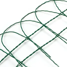 Floordirekt Gartenzaun Ziergeflecht 2500 x 40 cm Grün