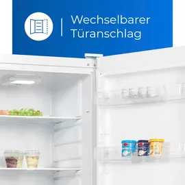 GGV Exquisit KS350-V-H-040E Kühlschrank (331 l, 1730 mm hoch, Weiß)