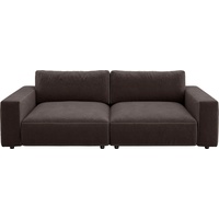 GALLERY M branded by Musterring Big-Sofa »LUCIA«, in vielen Qualitäten und 4 unterschiedlichen Nähten, 2,5-Sitzer braun