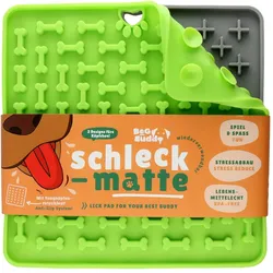 Leckmatte Hund, [2-er] Schleckmatte Saugnäpfe, Anti Schling 2 St