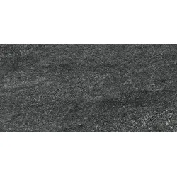 Rako Quarzit Bodenfliese schwarz 30x60 cm matt DAKSR739.1
