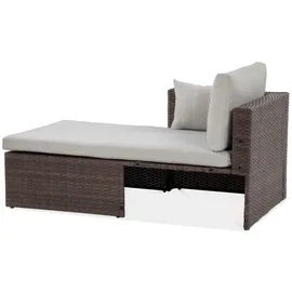 beautysofa SEVILLA Loungeset braun