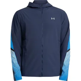 Under Armour Velociti Storm Kapuzenjacke, Blau XL - Blau / XL