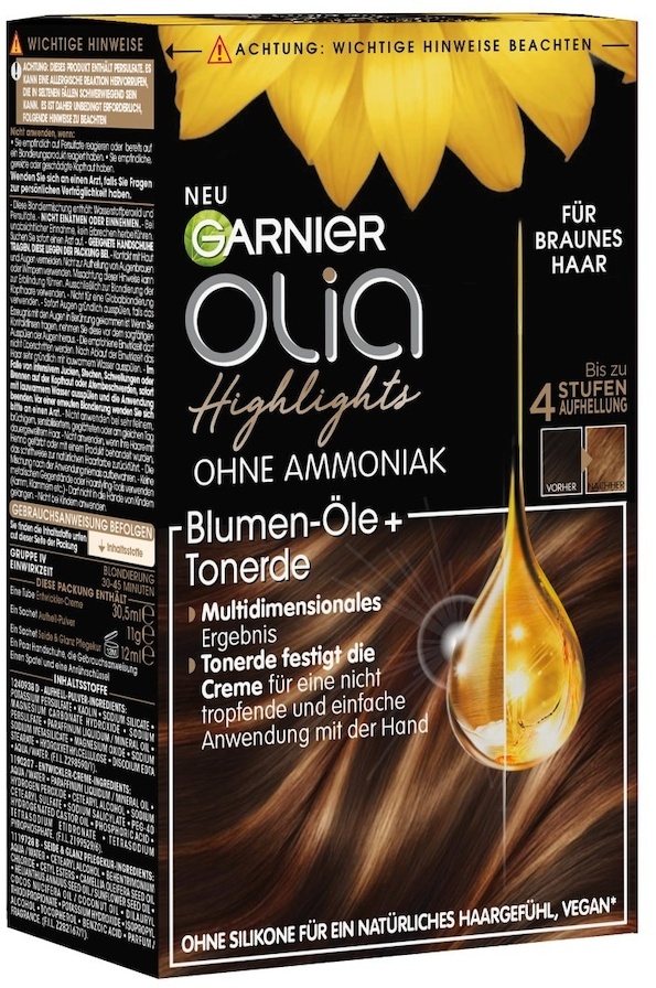 Garnier Olia Highlights Aufhellung & Blondierung Schwarz