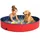 LIONTO Hundepool faltbar 120 cm Blau/Rot