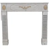 Kaminkonsole Shabby Chic Kamin Holzkamin Kaminumrandung Deko Kamin