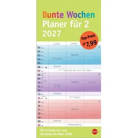Heye Bunte Wochen Planer für 2 2027