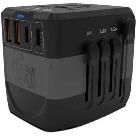 inca Reiseadapter Schwarz