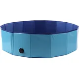 Flamingo Doggy Splatter Pool BLAU 80x20CM