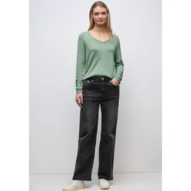 STREET ONE V-Neck Pullover, - grün